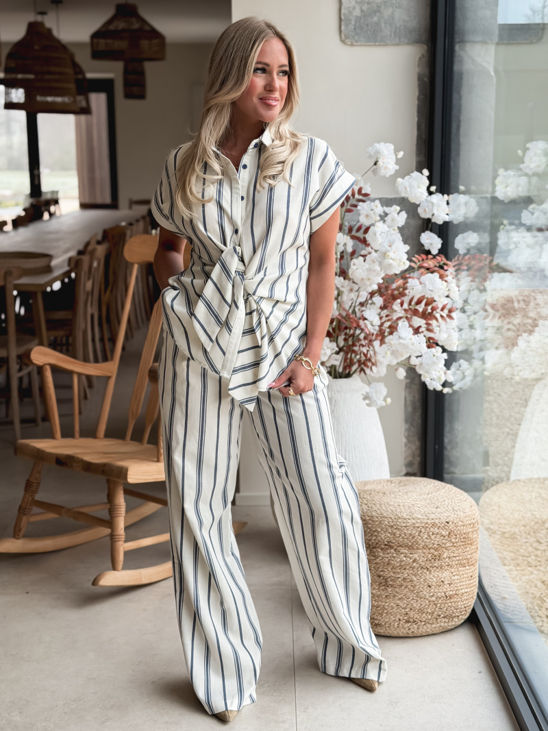 Chemise Manches courte Natacha - Bleu