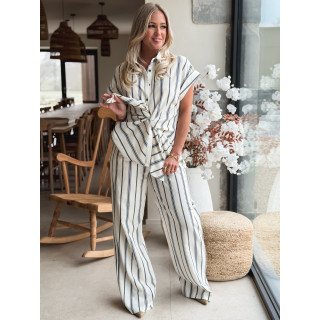 Chemise Manches courte Natacha - Bleu