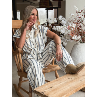 Chemise Manches courte Natacha - Bleu