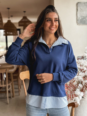 Pull Elisa - Bleu Marine
