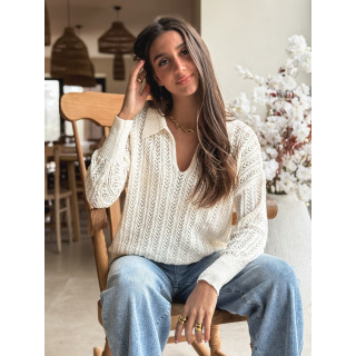 Pull Hülya - Crème