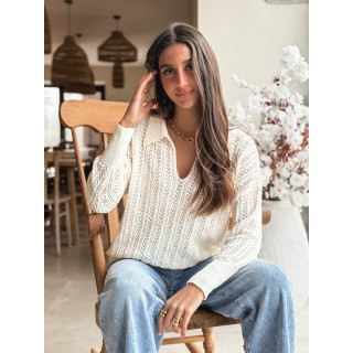 Pull Hülya - Crème