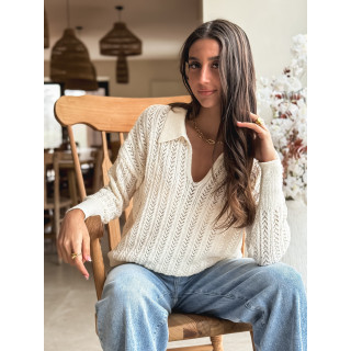 Pull Hülya - Crème