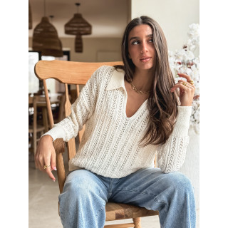 Pull Hülya - Crème