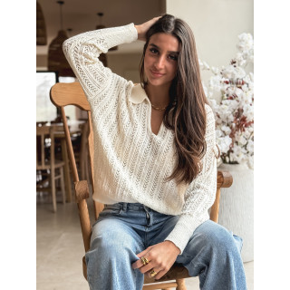 Pull Hülya - Crème