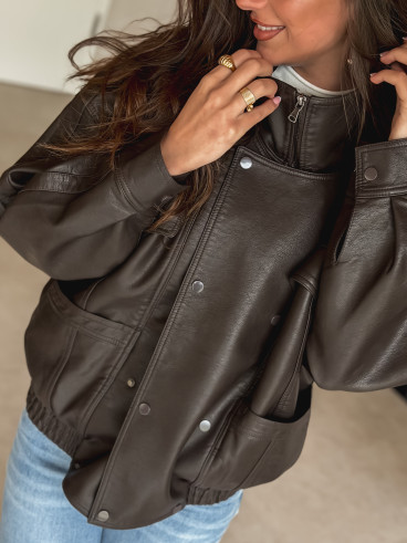 Veste Prya - Chocolat