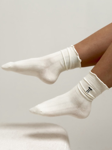 Chaussettes Saveria - Ecru
