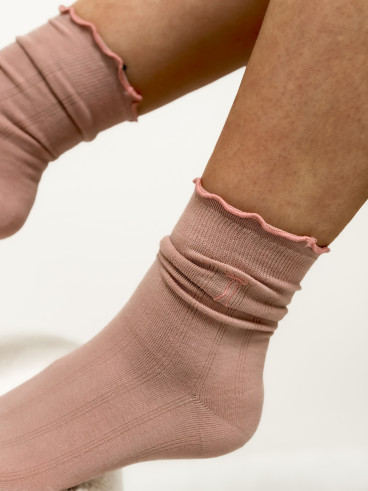 Chaussettes Saveria - Rose