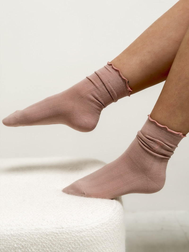 Chaussettes Saveria - Rose