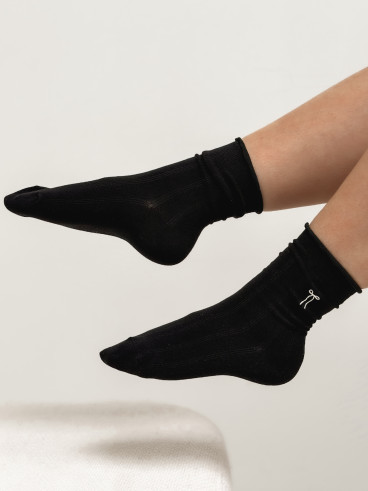 Chaussettes Saveria - Noir
