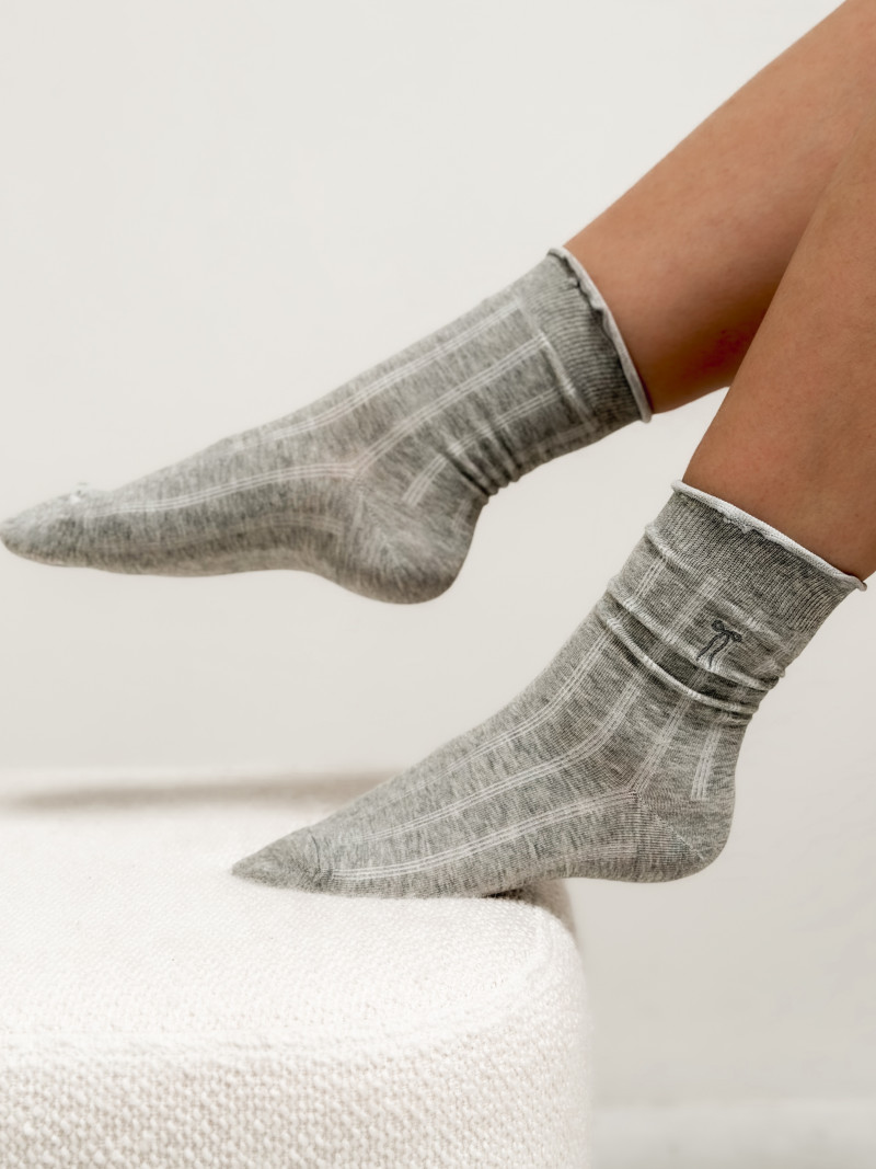 Chaussettes Saveria - Gris