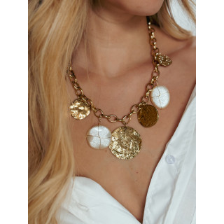 Collier Nora - Doré/Nacré