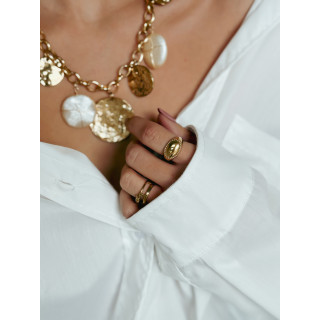 Collier Nora - Doré/Nacré