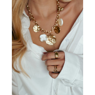 Collier Nora - Doré/Nacré