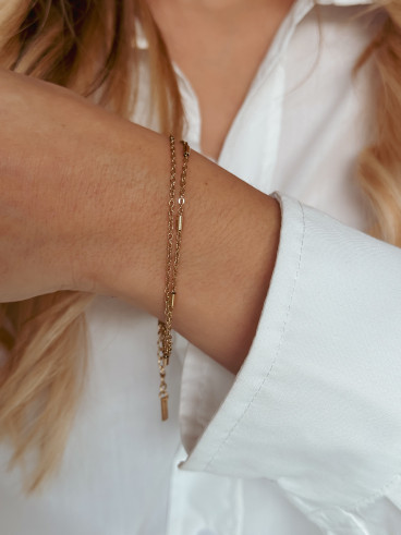 Bracelet Maëllys - Doré