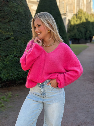 Pull Leïa - Rose Vif