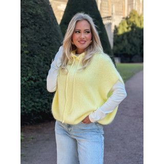 Pull à capuche Daïna - Jaune