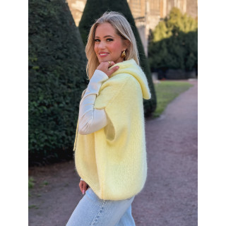 Pull à capuche Daïna - Jaune