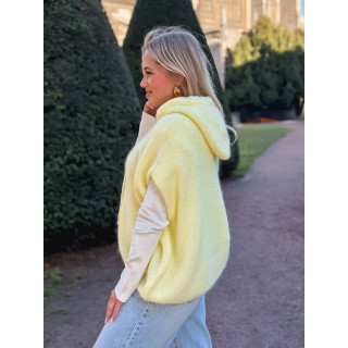Pull à capuche Daïna - Jaune
