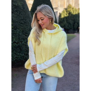 Pull à capuche Daïna - Jaune