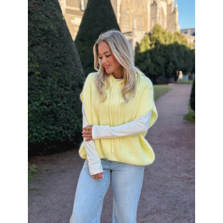Pull à capuche Daïna - Jaune