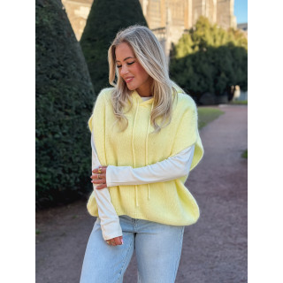 Pull à capuche Daïna - Jaune