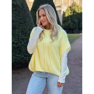 Pull à capuche Daïna - Jaune