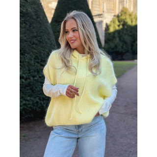 Pull à capuche Daïna - Jaune