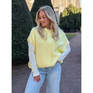Pull à capuche Daïna - Jaune