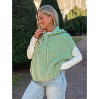 Pull à capuche Daïna - Vert Tilleul