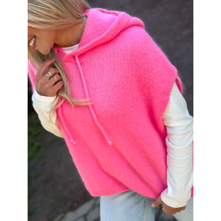 Pull à capuche Daïna - Rose