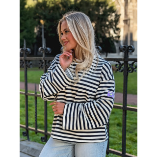 Pull Lignée Alizée - Bleu marine