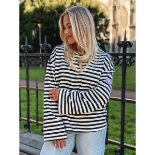 Pull Lignée Alizée - Bleu marine