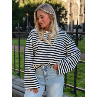 Pull Lignée Alizée - Bleu marine