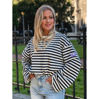 Pull Lignée Alizée - Bleu marine