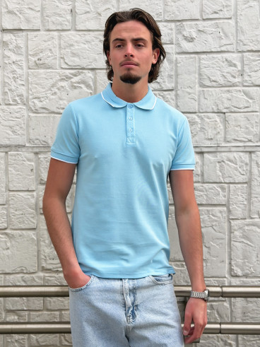 Polo Henri - Bleu ciel
