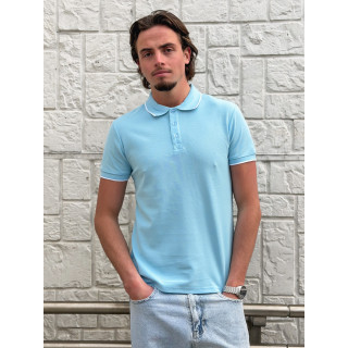 Polo Henri - Bleu ciel