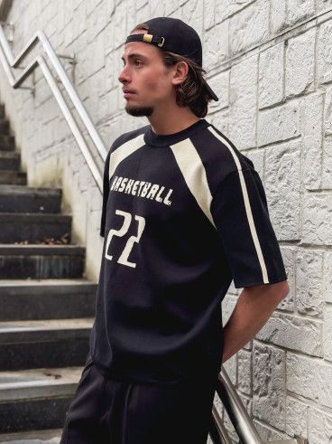Pull " Basketball" - Noir