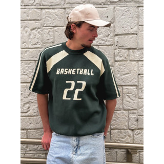 Pull "Basketball" - Vert foncé