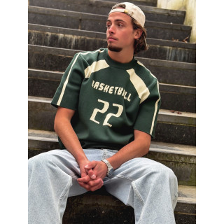 Pull "Basketball" - Vert foncé