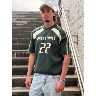 Pull "Basketball" - Vert foncé