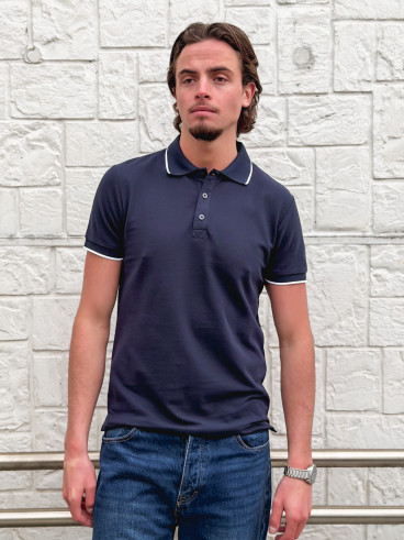 Polo Henri - Bleu marine