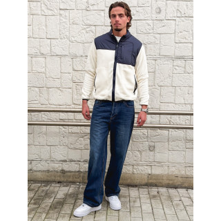 Veste Elohan - Bleu marine/Ecru