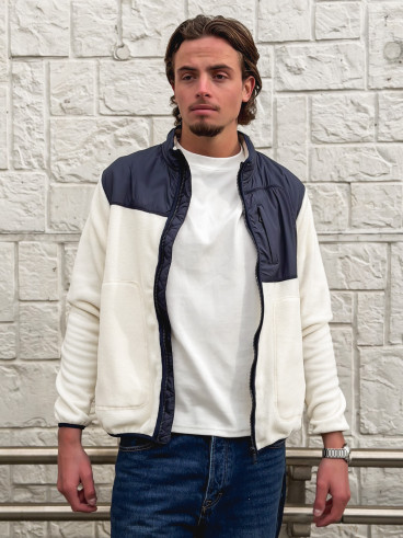 Veste Elohan - Bleu marine/Ecru