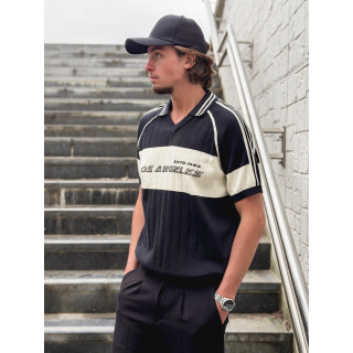 Pull "Los Angeles" - Noir/Ecru