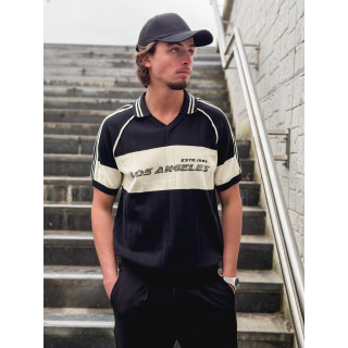 Pull "Los Angeles" - Noir/Ecru
