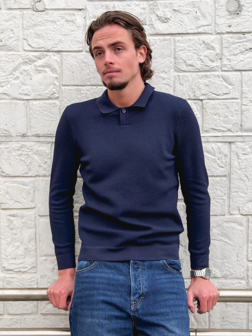 Polo Marc - Bleu marine