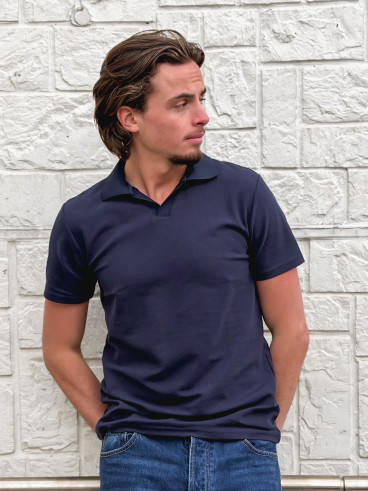Polo Boris - Bleu marine