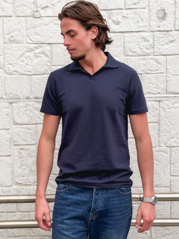 Polo Boris - Bleu marine