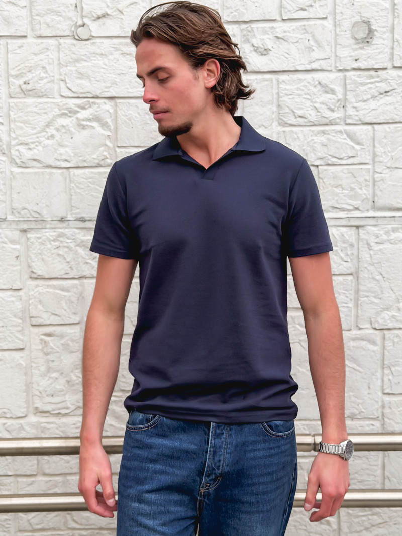 Polo Boris - Bleu marine